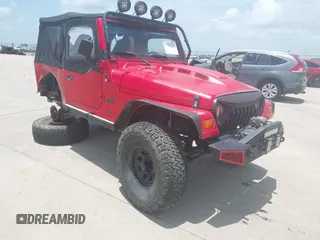 1999 Jeep Wrangler SE with VIN 1J4FY29P8XP464616, listed as a IAAI auction lot 42538529 with 126,497 mi miles and . Bid and sale history available at DreamBid. Image 1.