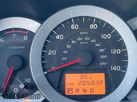 2012 Toyota RAV4 Limited with VIN 2T3YF4DVXCW118524, listed as a Copart auction lot 65287005 with 205,838 mi miles and Clean title. Bid and sale history available at DreamBid. Image 8.
