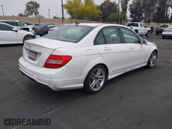 2014 Mercedes-Benz C 250 Sport with VIN WDDGF4HB7EA908236, listed as a IAAI auction lot 42379526 with 133,796 mi miles and . Bid and sale history available at DreamBid. Image 4.