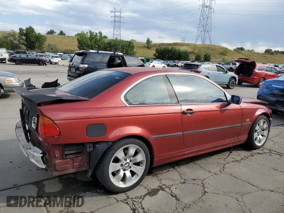2001 BMW 3 Series 325Ci with VIN WBABN33441JW47519, listed as a Copart auction lot 70781094 with 147,819 mi miles and Salvage Title. Bid and sale history available at carsss.com. Image 3.