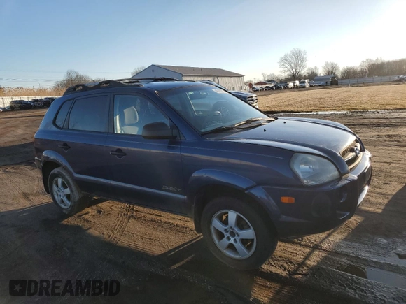2006 Hyundai Tucson GL with VIN KM8JM12BX6U340752, listed as a Copart auction lot 48483275 with 159,326 mi miles and Salvage Title. Bid and sale history available at carsss.com. Image 4.