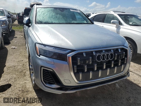2025 Audi Q7 with VIN WA1AVBF7XSD004391, listed as a Copart auction lot 77033584 with 1,313 mi miles and Non repairable. Bid and sale history available at DreamBid. Image 5.