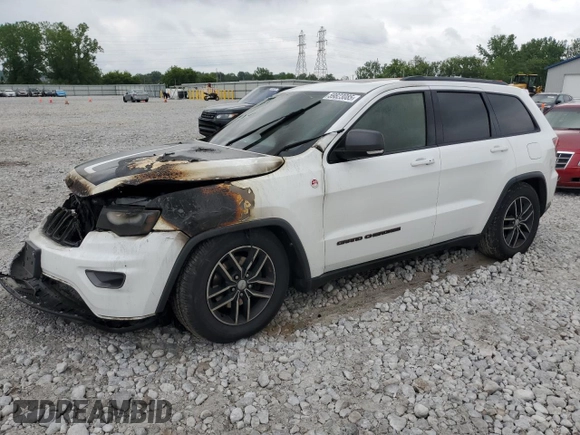 2017 Jeep Grand Cherokee Trailhawk with VIN 1C4RJFLG9HC602034, listed as a Copart auction lot 59823085 with Not provided miles and Salvage title. Bid and sale history available at DreamBid. Image 1.