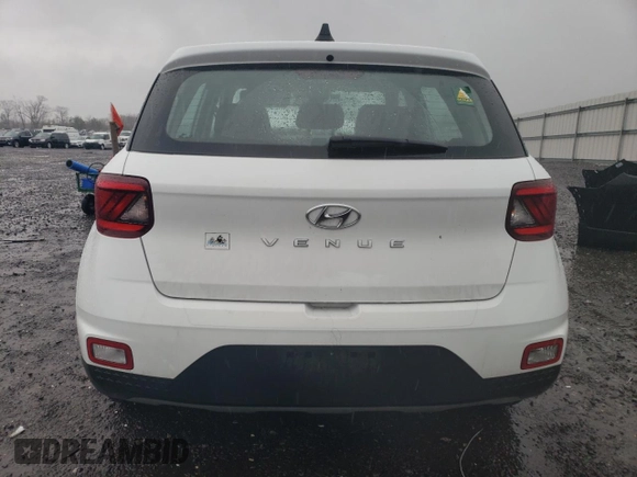 2022 Hyundai Venue SE with VIN KMHRB8A33NU153959, listed as a Copart auction lot 47936435 with 45,873 mi miles and Non Repairable. Bid and sale history available at DreamBid. Image 6.