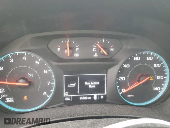 2018 Chevrolet Equinox LT with VIN 2GNAXJEV4J6272478, listed as a Copart auction lot 50939135 with 95,869 mi miles and Salvage Title. Bid and sale history available at DreamBid. Image 9.