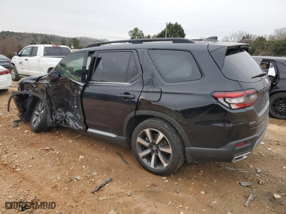 2023 Honda Pilot Touring with VIN 5FNYG2H70PB011362, listed as a Copart auction lot 44759765 with 19,676 mi miles and Salvage Title. Bid and sale history available at carsss.com. Image 2.