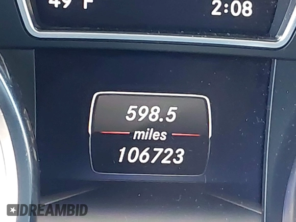 2014 Mercedes-Benz M ML 350 with VIN 4JGDA5HB9EA351147, listed as a IAAI auction lot 41364737 with 106,723 mi miles. Bid and sale history available at carsss.com. Image 16.