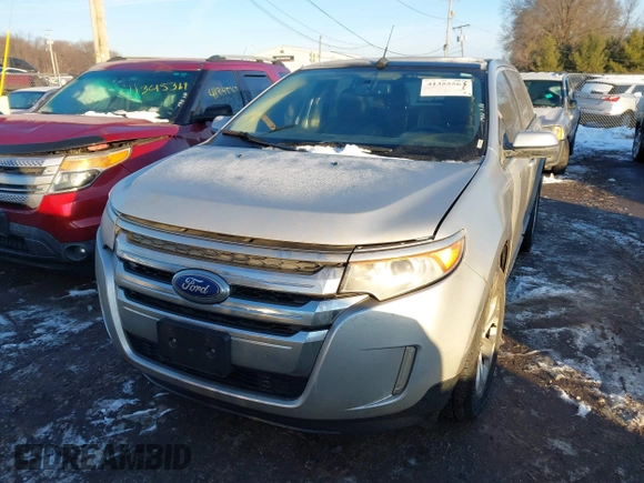 2013 Ford Edge SEL with VIN 2FMDK3JC8DBC07936, listed as a IAAI auction lot 41355563 with 138,800 mi miles. Bid and sale history available at carsss.com. Image 2.