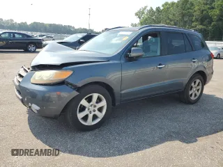 2007 Hyundai Santa Fe SE with VIN 5NMSH13E27H020839, listed as a Copart auction lot 62701615 with 218,324 mi miles and Salvage title. Bid and sale history available at DreamBid. Image 1.