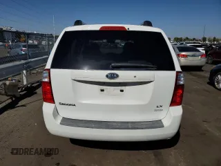 2008 Kia Sedona LX with VIN KNDMB233886198896, listed as a Copart auction lot 74627344 with 187,420 mi miles and Clean Title. Bid and sale history available at carsss.com. Image 6.