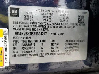 2015 Buick Enclave Leather with VIN 5GAKVBKD6FJ304217, listed as a Copart auction lot 50759425 with 240,167 mi miles and Clean Title. Bid and sale history available at carsss.com. Image 13.