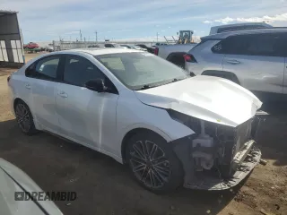 2021 Kia Forte GT with VIN 3KPF44AC0ME315280, listed as a Copart auction lot 46651825 with 57,845 mi miles and Salvage Title. Bid and sale history available at carsss.com. Image 4.