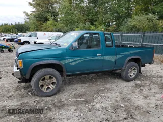 1997 Nissan Frontier XE with VIN 1N6SD16Y0VC329686, listed as a Copart auction lot 73103584 with 105,657 mi miles and Salvage title. Bid and sale history available at DreamBid. Image 1.