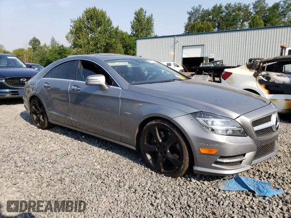 2012 Mercedes-Benz CLS-Class CLS 550 with VIN WDDLJ7DB8CA014201, listed as a Copart auction lot 66728764 with 92,854 mi miles and Salvage Title. Bid and sale history available at carsss.com. Image 4.