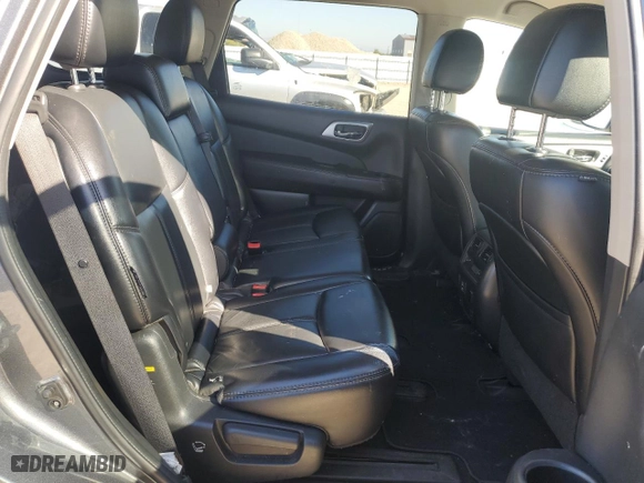 2018 Nissan Pathfinder SL with VIN 5N1DR2MM7JC629606, listed as a Copart auction lot 73596944 with 0 mi miles and Salvage Title. Bid and sale history available at carsss.com. Image 11.