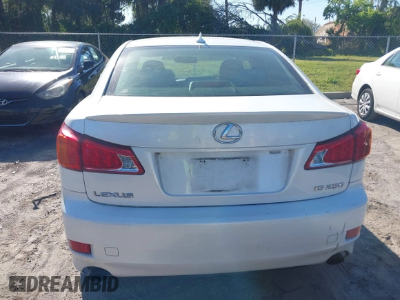 2009 Lexus IS 250 with VIN JTHBK262495093692, listed as a IAAI auction lot 41779640 with 195,379 mi miles. Bid and sale history available at carsss.com. Image 16.