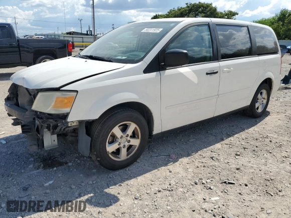 2009 Dodge Grand Caravan SE with VIN 1D8HN44E29B509835, listed as a Copart auction lot 56311925 with 105,108 mi miles and Salvage title. Bid and sale history available at DreamBid. Image 1.