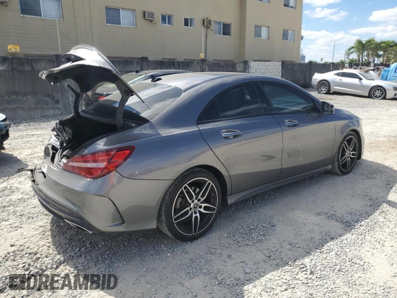 2018 Mercedes-Benz CLA 250 with VIN WDDSJ4EB8JN655752, listed as a Copart auction lot 41113773 with 51,436 mi miles and . Bid and sale history available at DreamBid. Image 3.