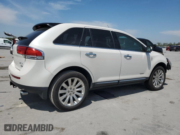2014 Lincoln MKX with VIN 2LMDJ8JK0EBL04478, listed as a Copart auction lot 53629895 with 191,542 mi miles and Salvage Title. Bid and sale history available at carsss.com. Image 3.
