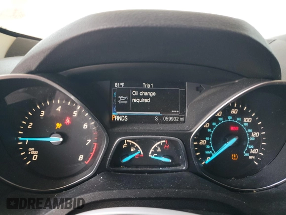 2014 Ford Escape SE z VIN 1FMCU0GX9EUA89793, wystawiony jako Copart lot #53558605 z przebiegiem 59 932 mil mil oraz Szkoda całkowita • Salvage title. Historia ofert i sprzedaży dostępna na DreamBid. Obrazek 9.