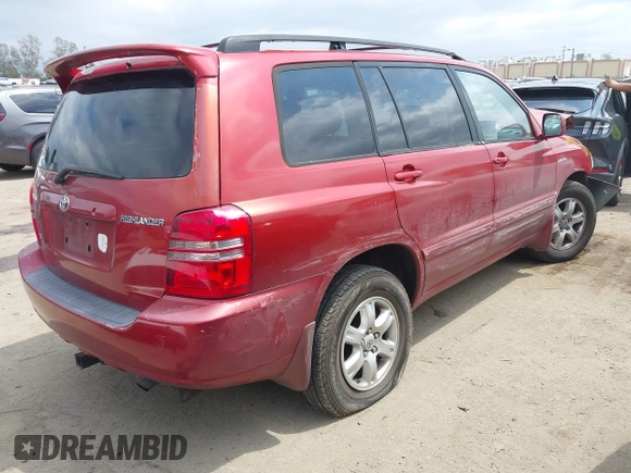 2003 Toyota Highlander z VIN JTEGF21A430108752, wystawiony jako IAAI lot #42068625 z przebiegiem 195 213 mil mil oraz . Historia ofert i sprzedaży dostępna na DreamBid. Obrazek 4.