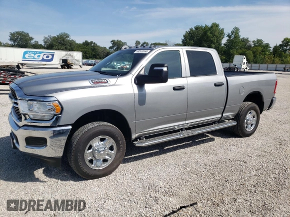 2024 Ram 2500 Tradesman with VIN 3C6UR5CJ7RG287877, listed as a Copart auction lot 68363564 with 24 mi miles and Salvage Title. Bid and sale history available at carsss.com. Image 1.