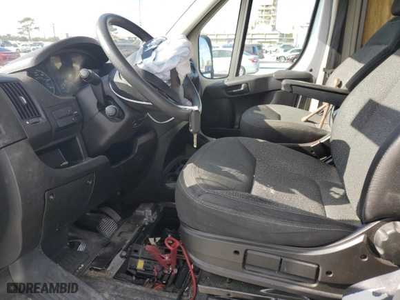 2016 Ram ProMaster Cargo Van with VIN 3C6TRVDG3GE106328, listed as a Copart auction lot 87297454 with 117,515 mi miles and Salvage Title. Bid and sale history available at carsss.com. Image 7.