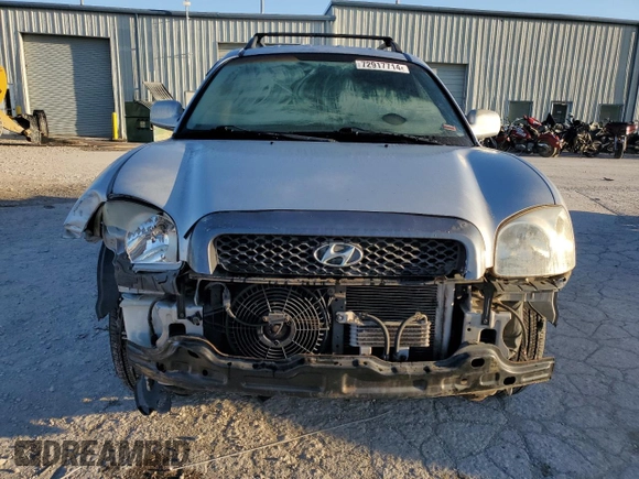2003 Hyundai Santa Fe GLS with VIN KM8SC73D43U449620, listed as a Copart auction lot 72917714 with 113,766 mi miles and Salvage Title. Bid and sale history available at carsss.com. Image 5.