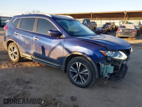 2017 Nissan Rogue SV with VIN JN8AT2MTXHW130635, listed as a IAAI auction lot 41334028 with 159,199 mi miles and . Bid and sale history available at DreamBid. Image 1.