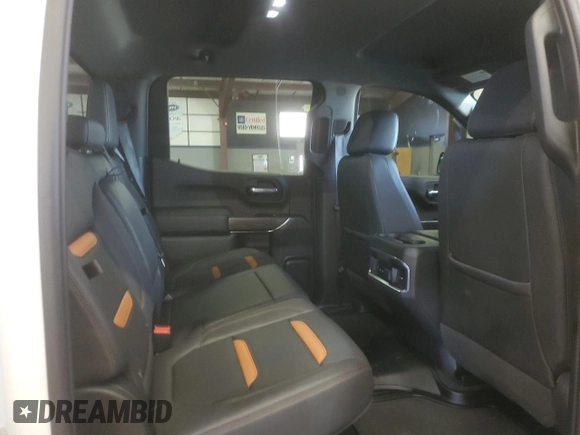 2021 GMC Sierra 1500 AT4 with VIN 3GTP9EEL1MG452089, listed as a Copart auction lot 50997965 with 48,557 mi miles and Salvage title. Bid and sale history available at DreamBid. Image 10.