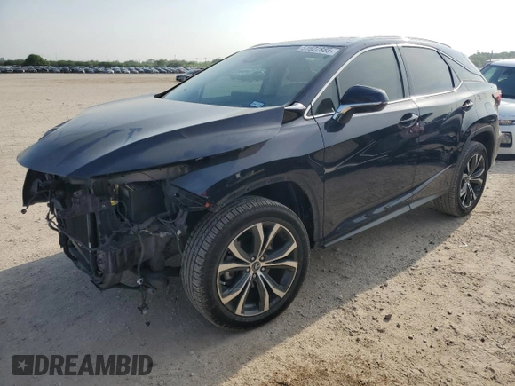 2020 Lexus RX with VIN 2T2HZMAA5LC165832, listed as a Copart auction lot 51622885 with 41,223 mi miles and Salvage Title. Bid and sale history available at carsss.com. Image 1.