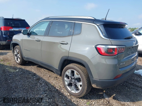 2020 Jeep Compass Limited с VIN 3C4NJDCB4LT196541, выставлен на аукционе IAAI как лот 42581732 с пробегом 67 058 миль миль и . История ставок и продаж доступна на DreamBid. Изображение 3.