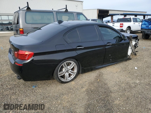 2015 BMW 5 Series 550i with VIN WBAKN9C5XFD961497, listed as a Copart auction lot 79321104 with Not provided miles and Salvage title. Bid and sale history available at DreamBid. Image 3.