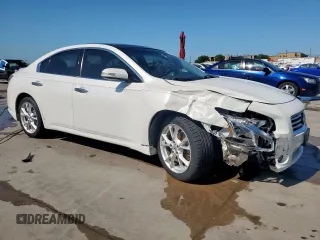 2013 Nissan Maxima SV with VIN 1N4AA5AP7DC804624, listed as a Copart auction lot 53981045 with 178,299 mi miles and Salvage title. Bid and sale history available at DreamBid. Image 4.