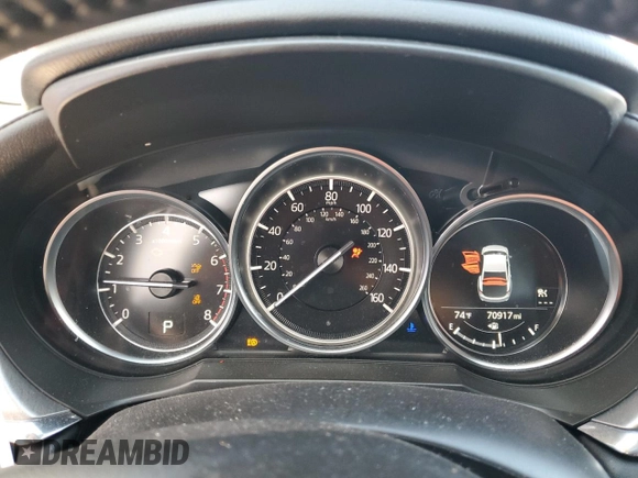 2021 Mazda 6 Carbon Edition with VIN JM1GL1WY8M1605828, listed as a Copart auction lot 48435225 with 70,917 mi miles and Salvage Title. Bid and sale history available at DreamBid. Image 9.