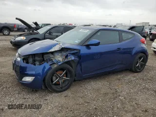 2017 Hyundai Veloster Value Edition with VIN KMHTC6ADXHU321696, listed as a Copart auction lot 45550025 with 188,063 mi miles and Salvage Title. Bid and sale history available at carsss.com. Image 1.