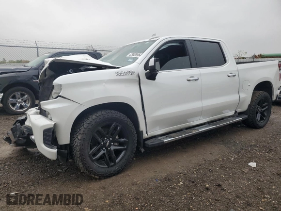 2020 Chevrolet Silverado 1500 High Country with VIN 3GCUYHED3LG287631, listed as a Copart auction lot 83808964 with 0 mi miles and Salvage Title. Bid and sale history available at carsss.com. Image 1.