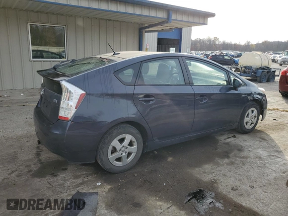 2011 Toyota Prius I with VIN JTDKN3DU5B0279473, listed as a Copart auction lot 78522334 with 261,478 mi miles and Salvage Title. Bid and sale history available at DreamBid. Image 3.