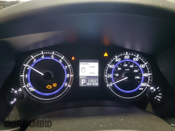 2011 Infiniti EX Journey with VIN JN1AJ0HR4BM850765, listed as a Copart auction lot 80249454 with 129,227 mi miles and Salvage Title. Bid and sale history available at DreamBid. Image 9.