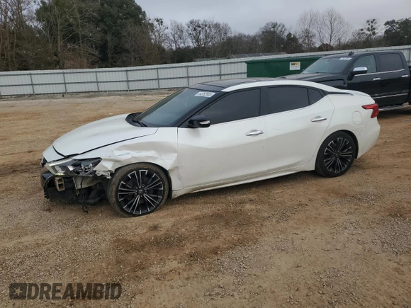 2016 Nissan Maxima SV with VIN 1N4AA6APXGC419309, listed as a Copart auction lot 44352935 with 130,893 mi miles and Salvage Title. Bid and sale history available at DreamBid. Image 1.