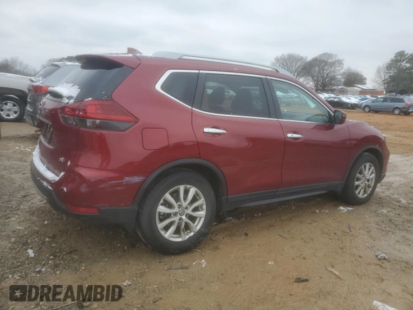 2020 Nissan Rogue SV with VIN 5N1AT2MT4LC815487, listed as a Copart auction lot 46186565 with 67,345 mi miles and Salvage Title. Bid and sale history available at carsss.com. Image 3.