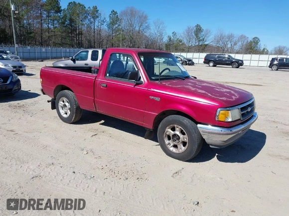 1995 Ford Ranger Splash z VIN 1FTCR10A6SUB40213, wystawiony jako IAAI lot #41678699 z przebiegiem 156 603 mil mil oraz . Historia ofert i sprzedaży dostępna na DreamBid. Obrazek 1.