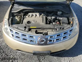 2003 Nissan Murano SL with VIN JN8AZ08W13W208803, listed as a Copart auction lot 89105015 with 113,816 mi miles and Salvage Title. Bid and sale history available at carsss.com. Image 12.