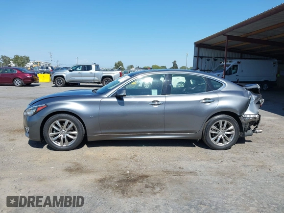 2017 Infiniti Q70 3.7 with VIN JN1BY1AP1HM740652, listed as a IAAI auction lot 42417772 with 81,723 mi miles and . Bid and sale history available at DreamBid. Image 15.