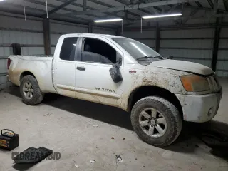 2008 Nissan Titan SE with VIN 1N6BA06A08N322185, listed as a Copart auction lot 83219094 with 133,368 mi miles and Salvage Title. Bid and sale history available at carsss.com. Image 4.