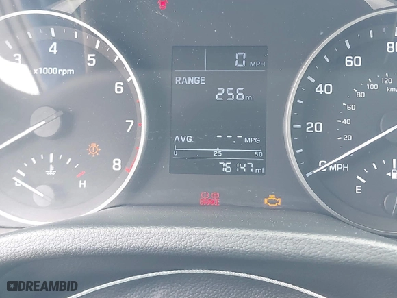 2018 Hyundai Elantra SE with VIN KMHD74LF8JU471498, listed as a IAAI auction lot 42006616 with 76,147 mi miles. Bid and sale history available at carsss.com. Image 7.