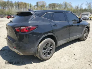2020 Chevrolet Blazer LT with VIN 3GNKBCRS1LS618635, listed as a Copart auction lot 53455835 with 60,227 mi miles and Salvage title. Bid and sale history available at DreamBid. Image 3.