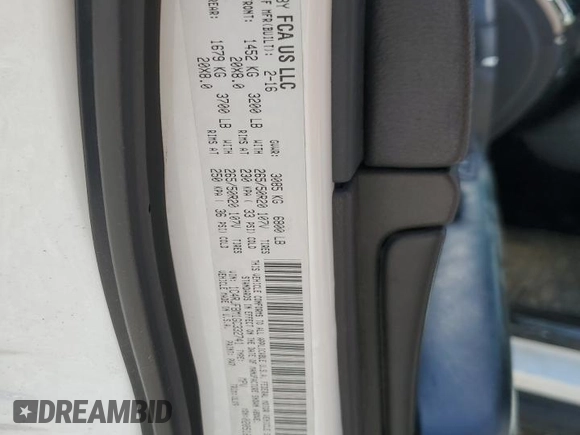 2016 Jeep Grand Cherokee Limited with VIN 1C4RJFBM1GC332741, listed as a Copart auction lot 63408575 with 181,504 mi miles and Salvage title. Bid and sale history available at DreamBid. Image 13.