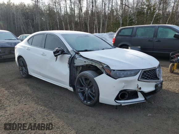 2019 Acura TLX w/Advance Pkg with VIN 19UUB3F87KA800500, listed as a Copart auction lot 52171675 with 76,641 mi miles and Clean Title. Bid and sale history available at carsss.com. Image 4.