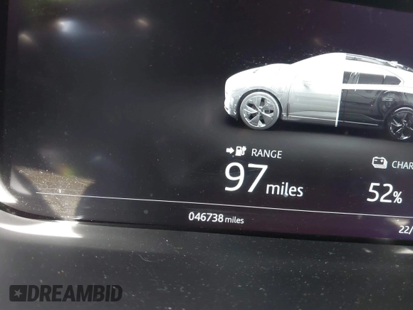 2020 Jaguar I-Pace SE with VIN SADHC2S1XL1F80407, listed as a IAAI auction lot 42033260 with 46,738 mi miles and . Bid and sale history available at DreamBid. Image 16.